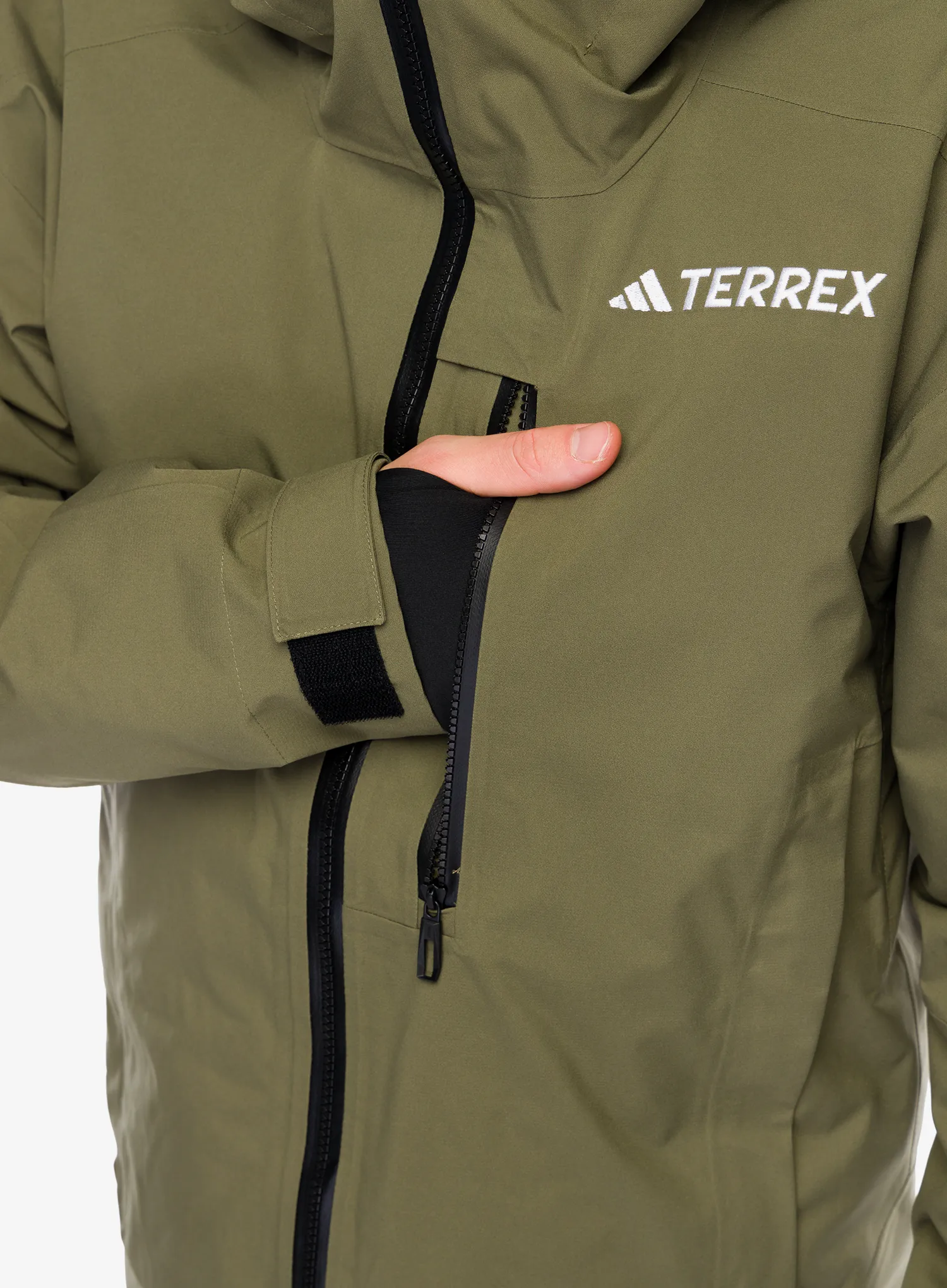 Skijaška jakna adidas TERREX Xperior 2L Insulated RAIN.RDY Jacket - olive strata