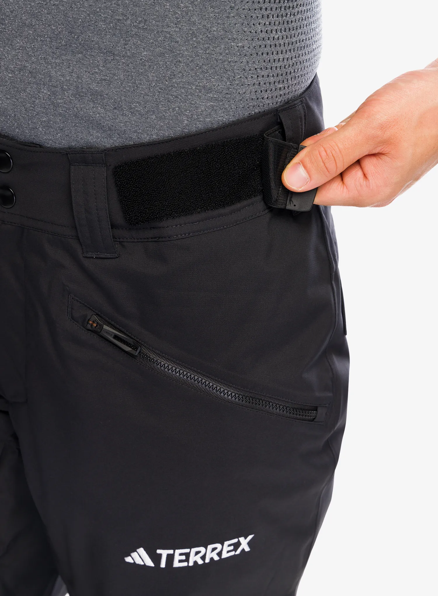 Skijaške hlače adidas TERREX Xperior 2L Insulated Tech Pants - black/white