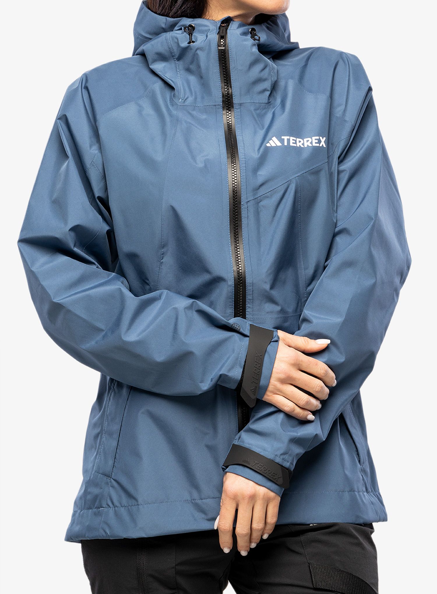 Ženska kišna jakna adidas TERREX Xperior GORE-TEX Paclite Rain Jacket - wonder steel