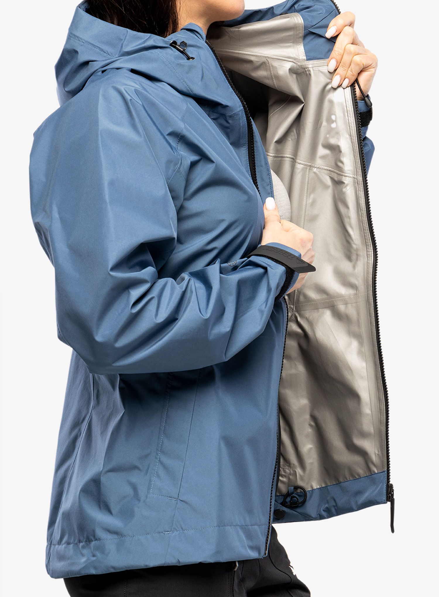 Ženska kišna jakna adidas TERREX Xperior GORE-TEX Paclite Rain Jacket - wonder steel