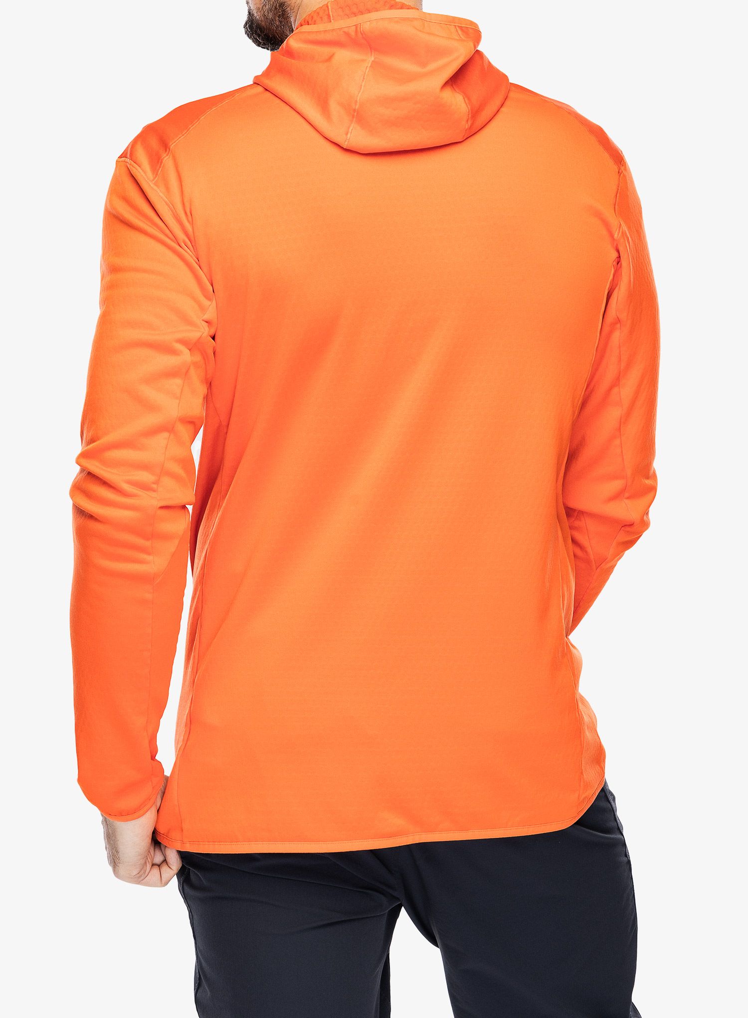 Trekking dukserica adidas TERREX Xperior Light Fleece Hooded Jacket - semi impact orange