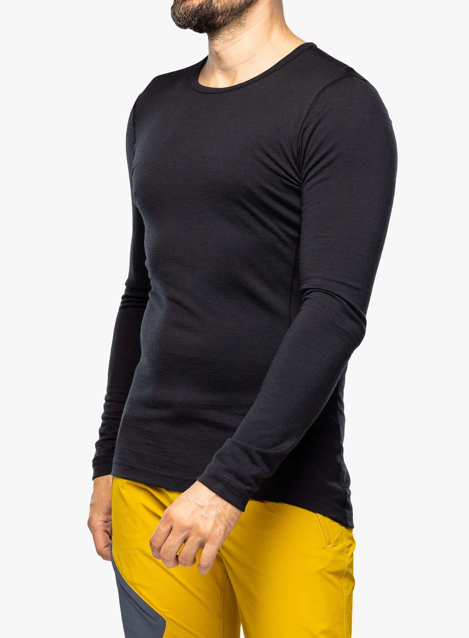 Termoaktivna dukserica adidas TERREX Xperior Merino 200 Baselayer LS - black