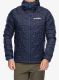 Jakna s postavom adidas TERREX Xperior PrimaLoft Loose Fill Insulated Hooded Jkt - shadow navy