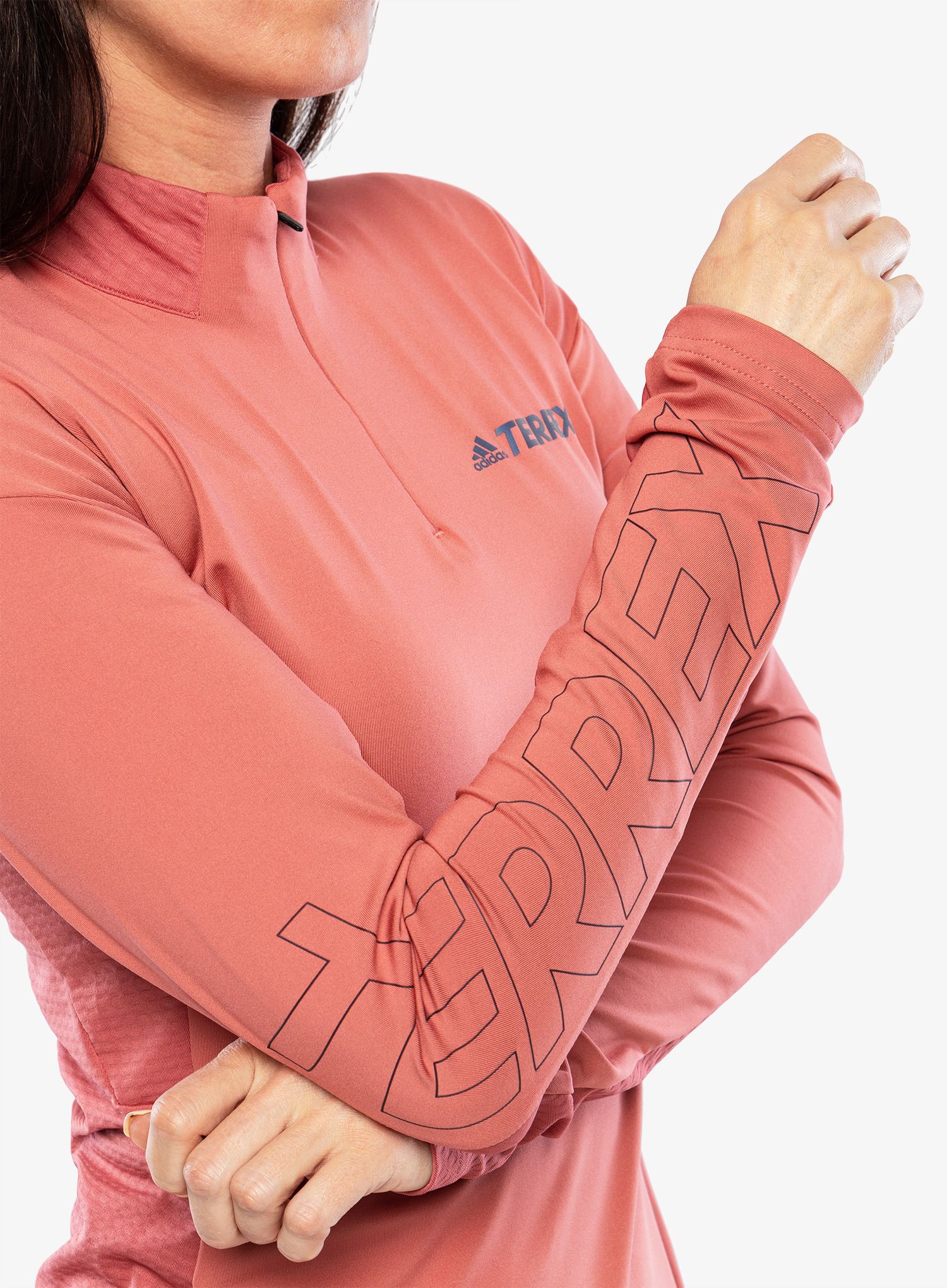 Ženska dukserica adidas TERREX Xperior Top - wonder red