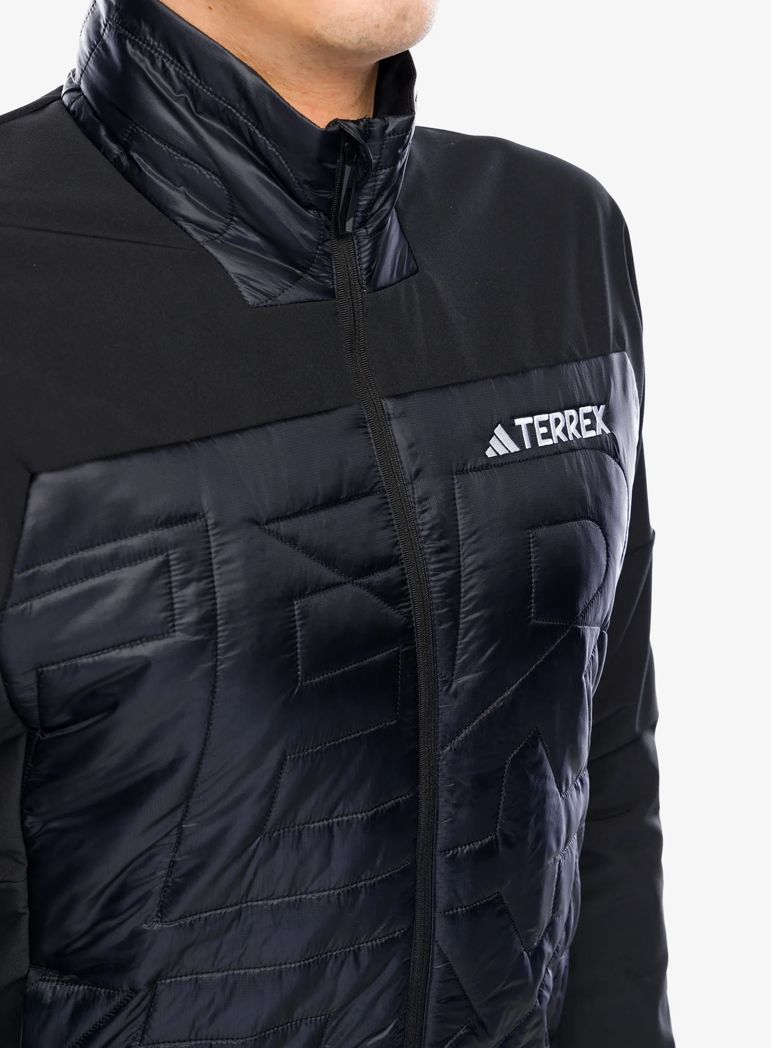 Hibridna jakna adidas TERREX Xperior Varilite Hybrid PrimaLoft Jacket - black