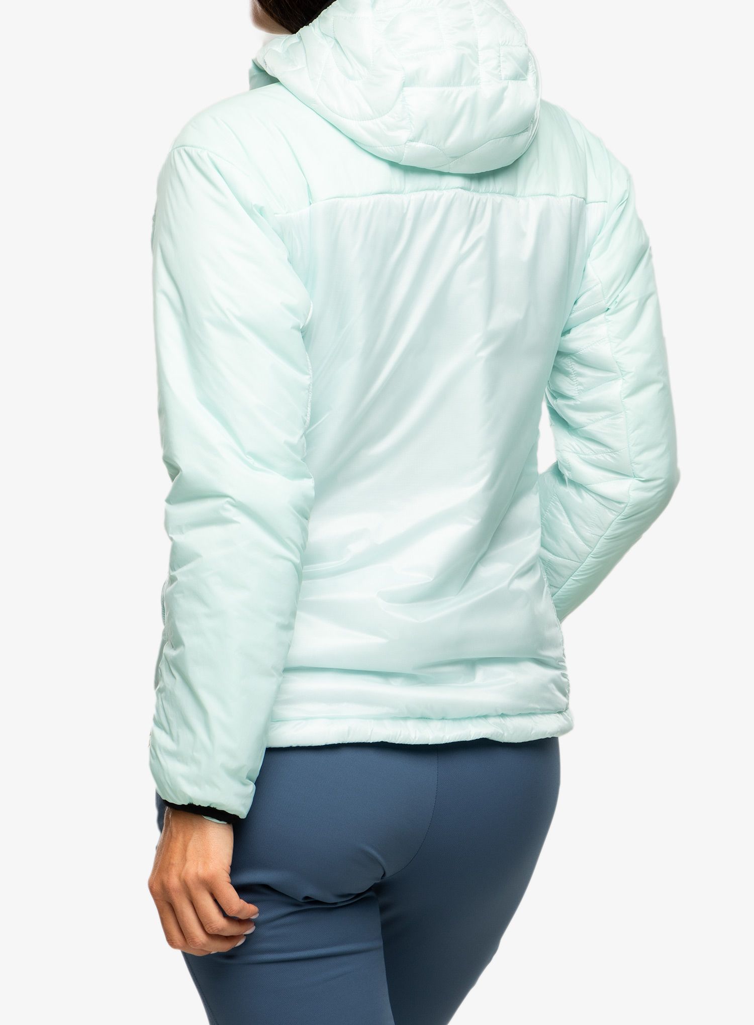 Jakna s postavom ženska adidas TERREX Xperior Varilite PrimaLoft Hooded Jacket - seflaq