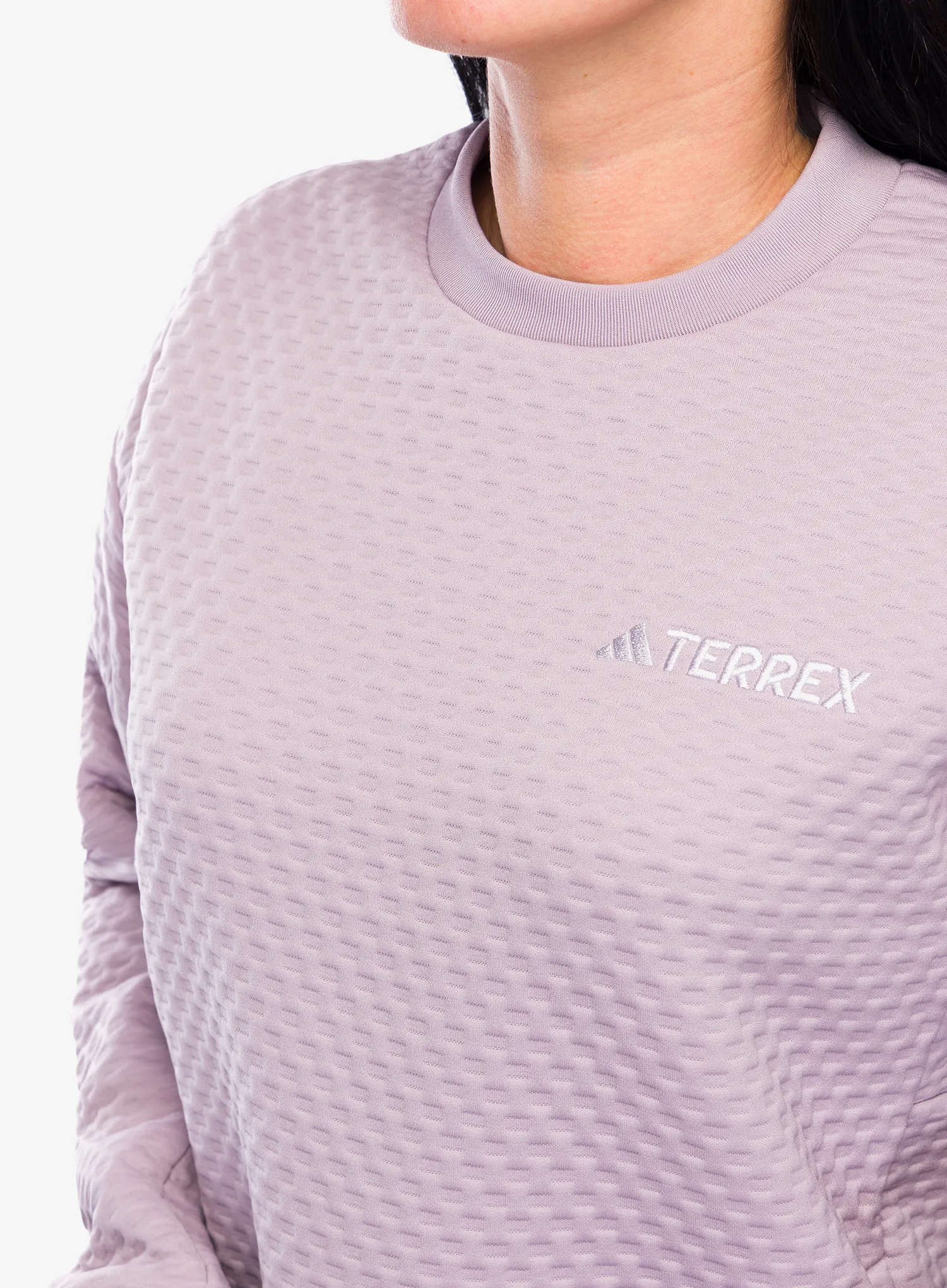 Ženska dukserica adidas TERREX Xploric Crew Neck Sweater - preloved fig