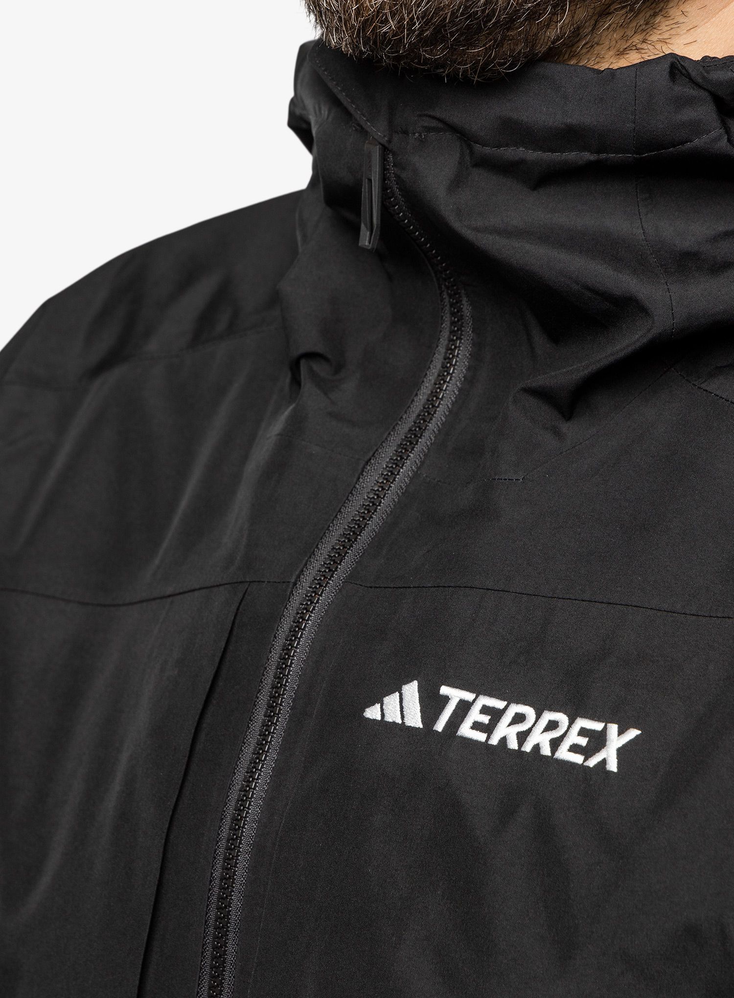 Kišna jakna adidas TERREX Xploric GORE-TEX Rain Jacket - black/black