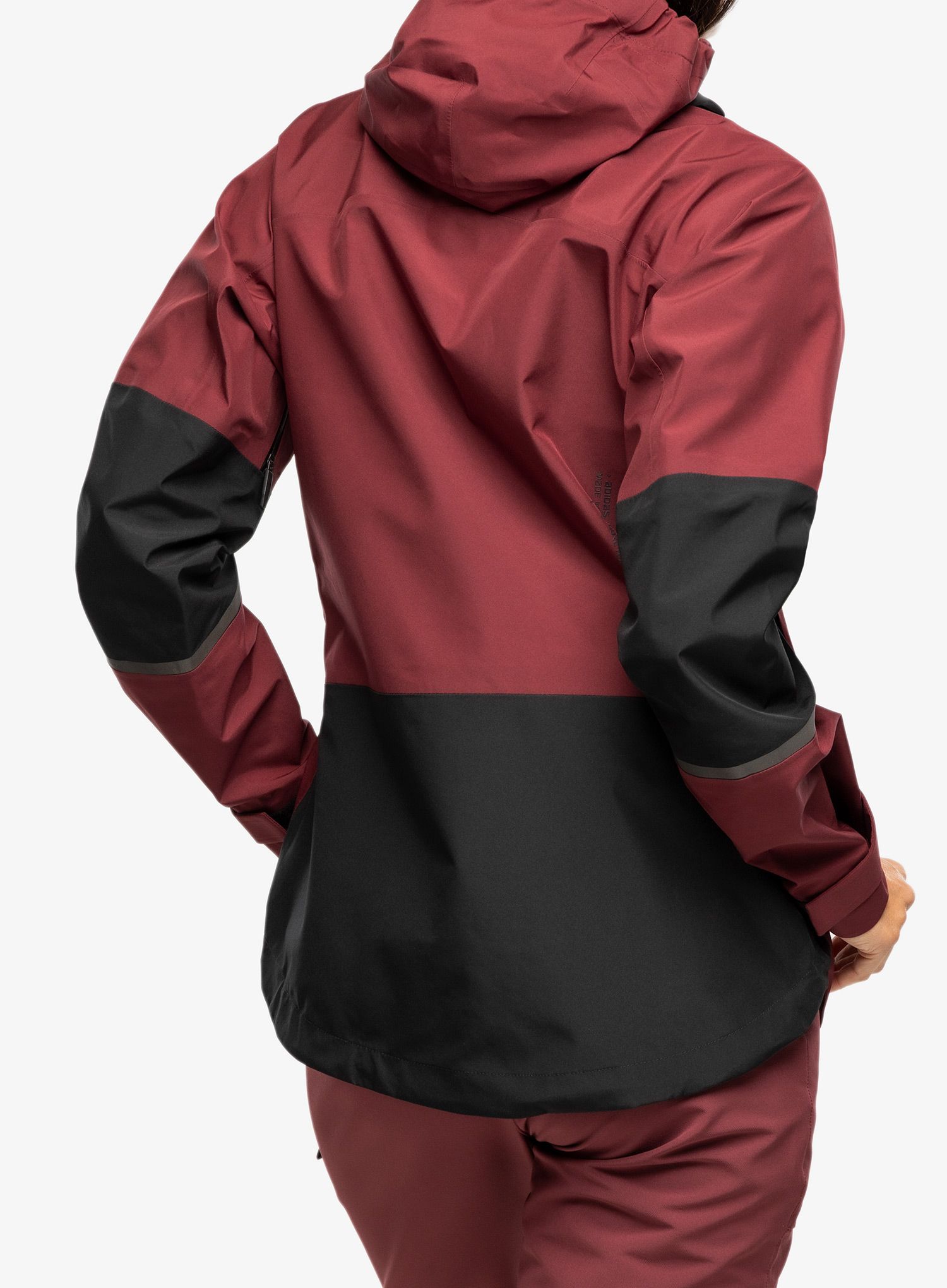 Ženska jakna s membranom adidas TERREX Xploric GORE-TEX Rain Jacket - shadow red/black