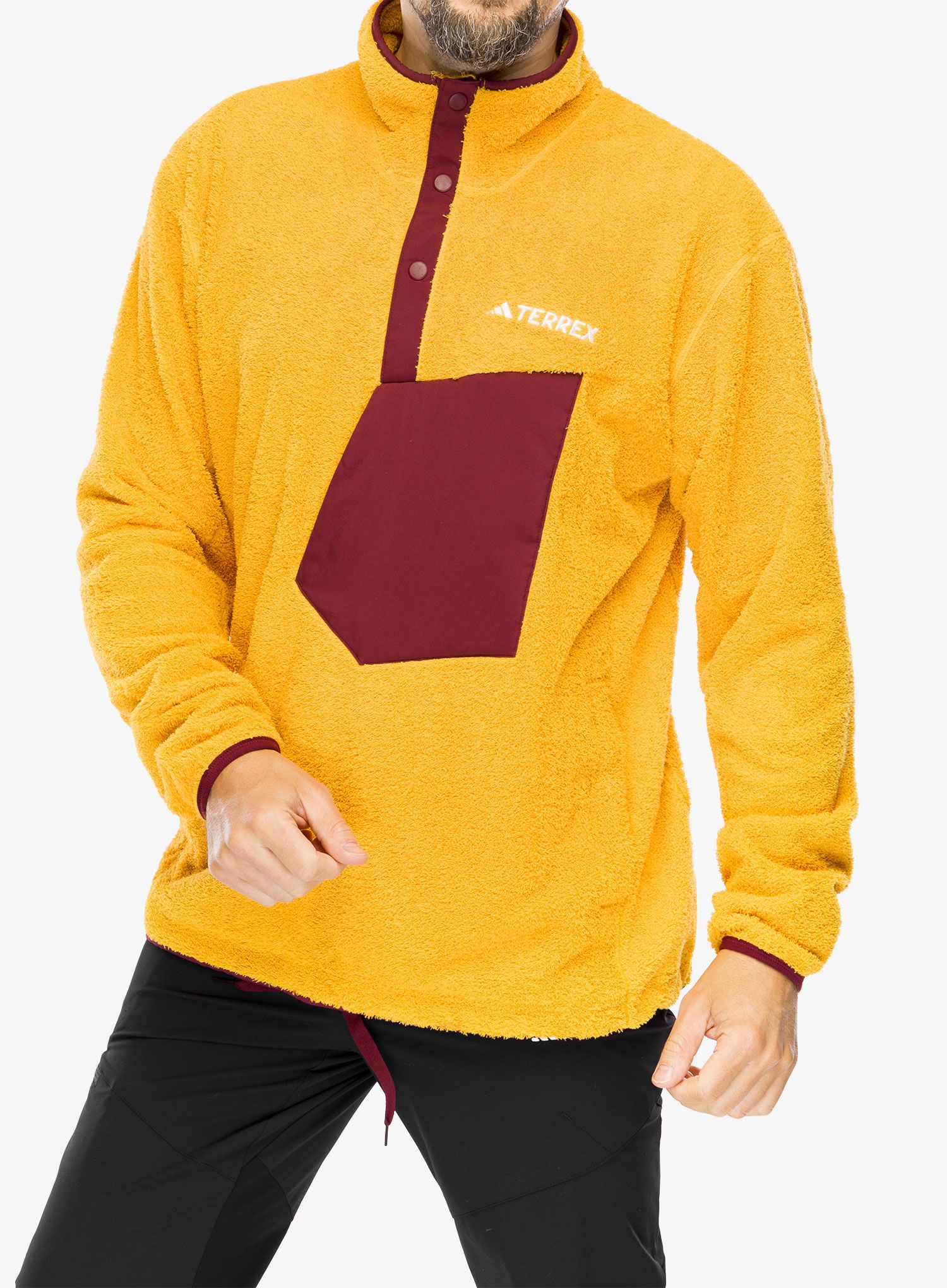 Jakna od flisa adidas TERREX Xploric High Pile Fleece Pullover - preyel