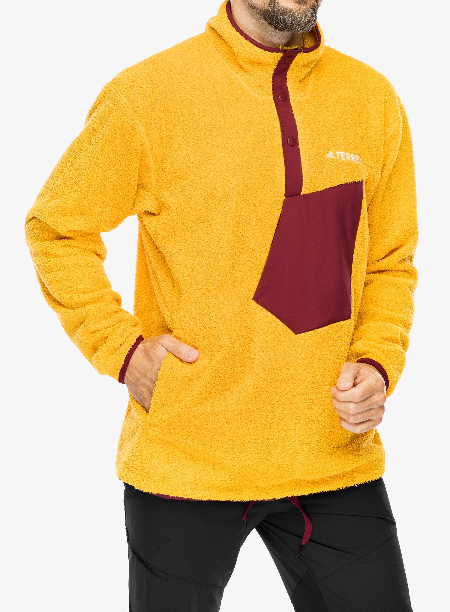 Jakna od flisa adidas TERREX Xploric High Pile Fleece Pullover - preyel