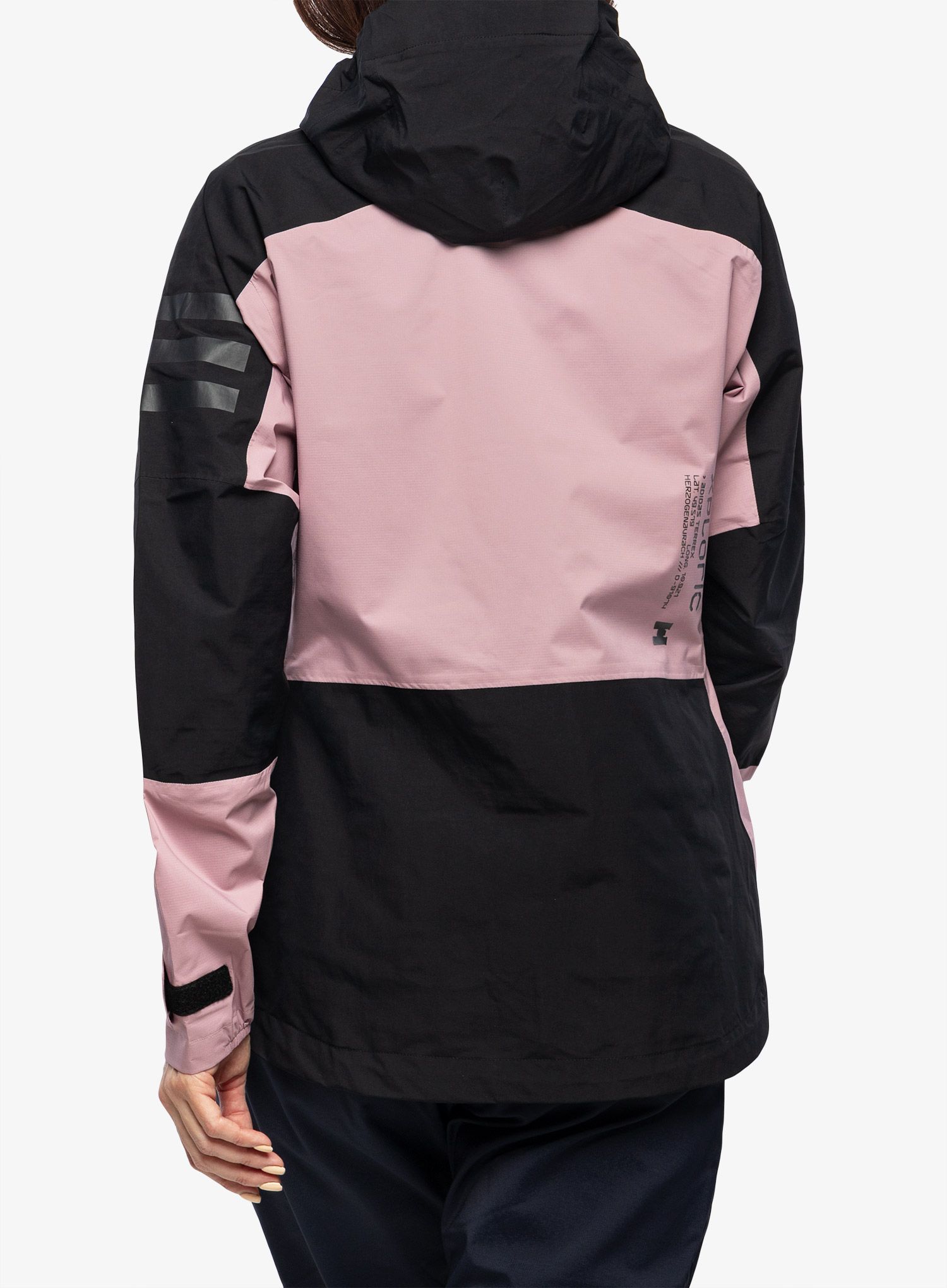 Ženska jakna adidas TERREX Xploric - magic mauve/black