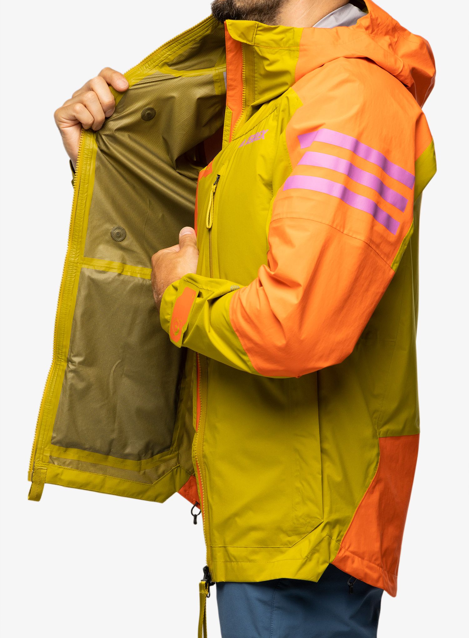 Jakna adidas TERREX Xploric - pulse olive/semi impact orange