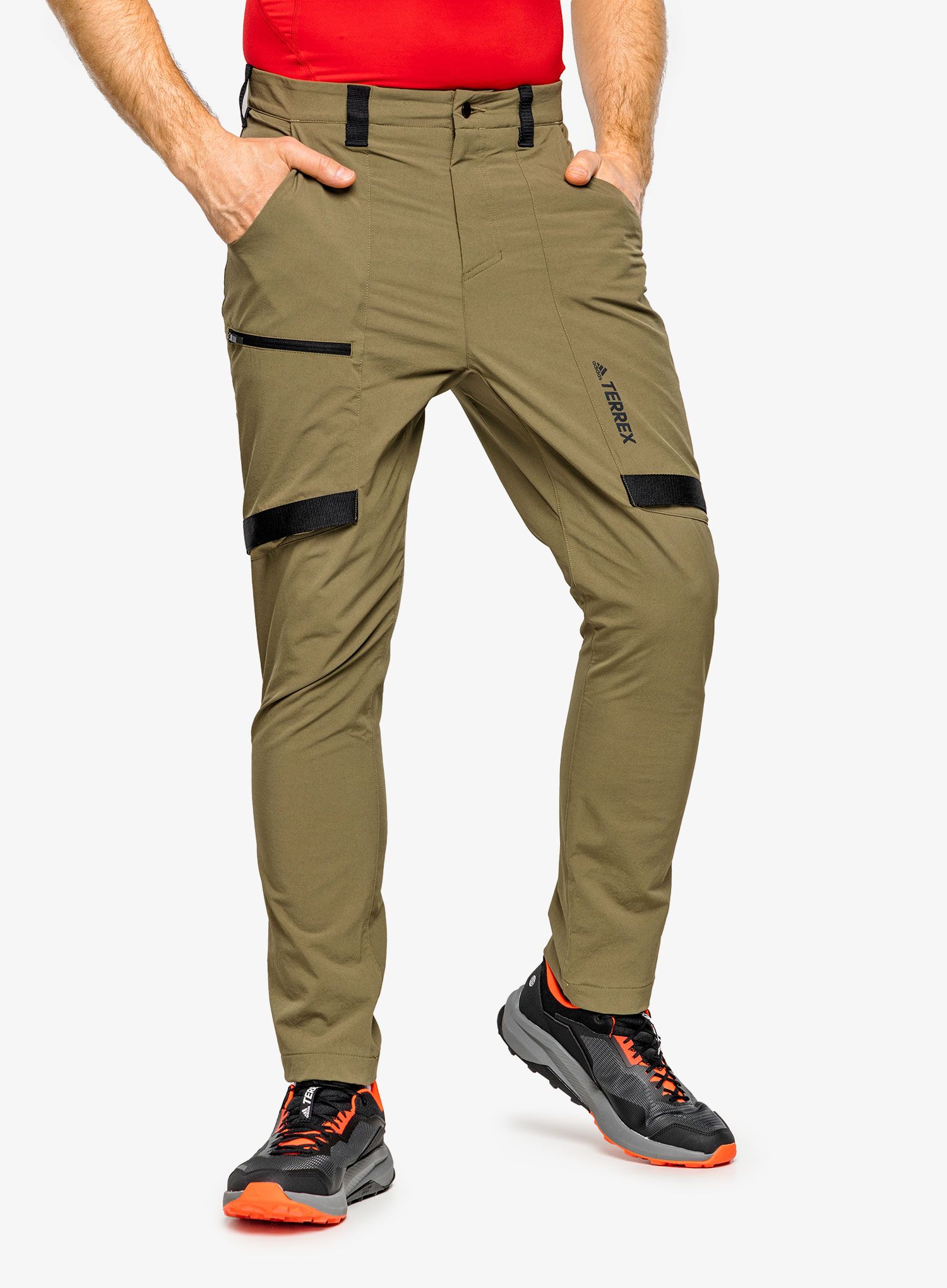 Hlače adidas TERREX Zupahike Hiking Pants - focus olive