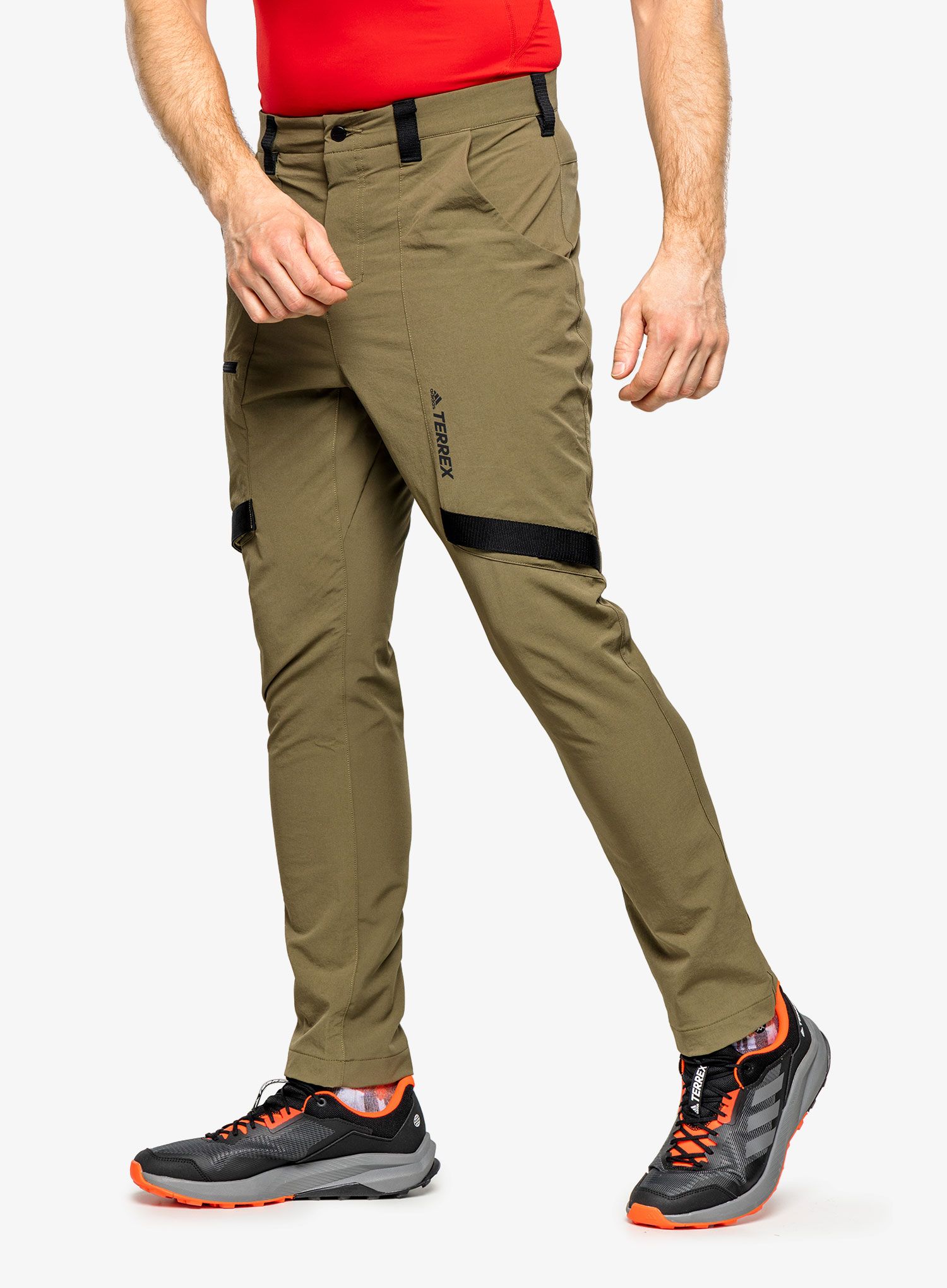 Hlače adidas TERREX Zupahike Hiking Pants - focus olive