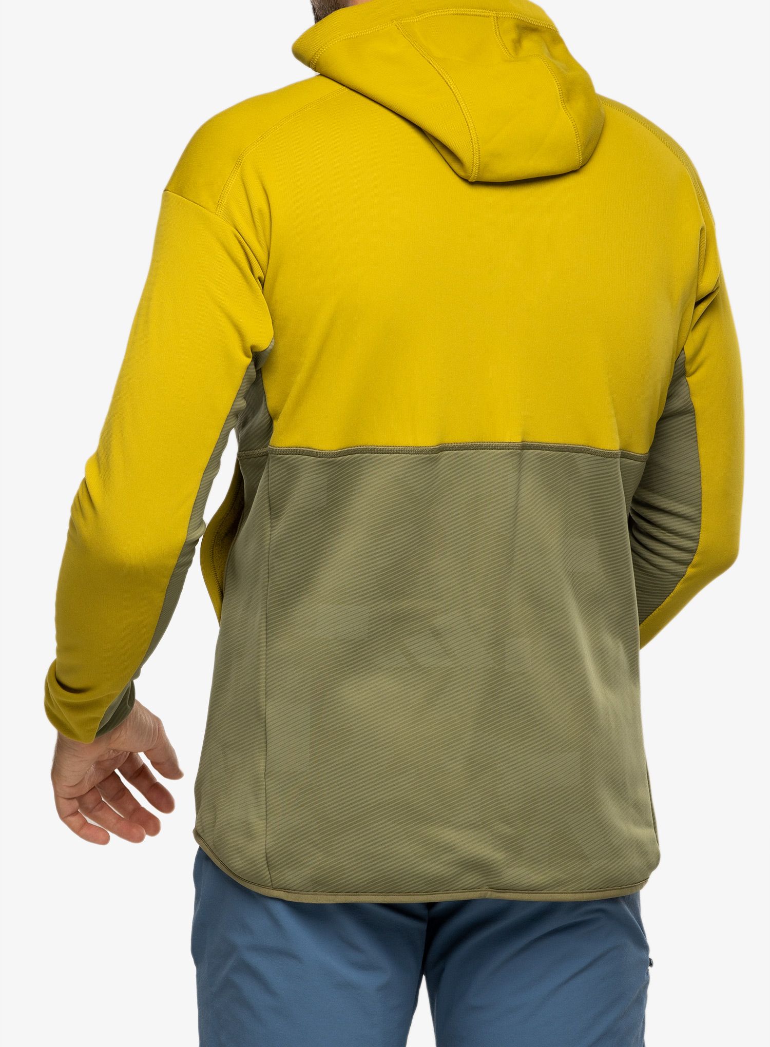 Majica s kapuljačom adidas TERREX Zupahike Hooded Fleece Jacket - pulse olive