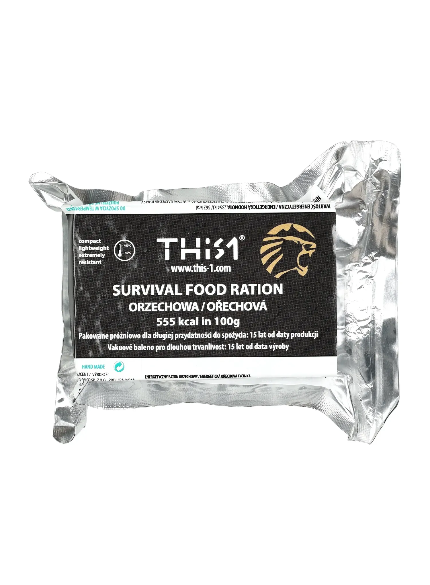 Energetska pločica This-1 Survival Bar 3 pack - nuts, nuts/black currant, nuts/chocolate guarana
