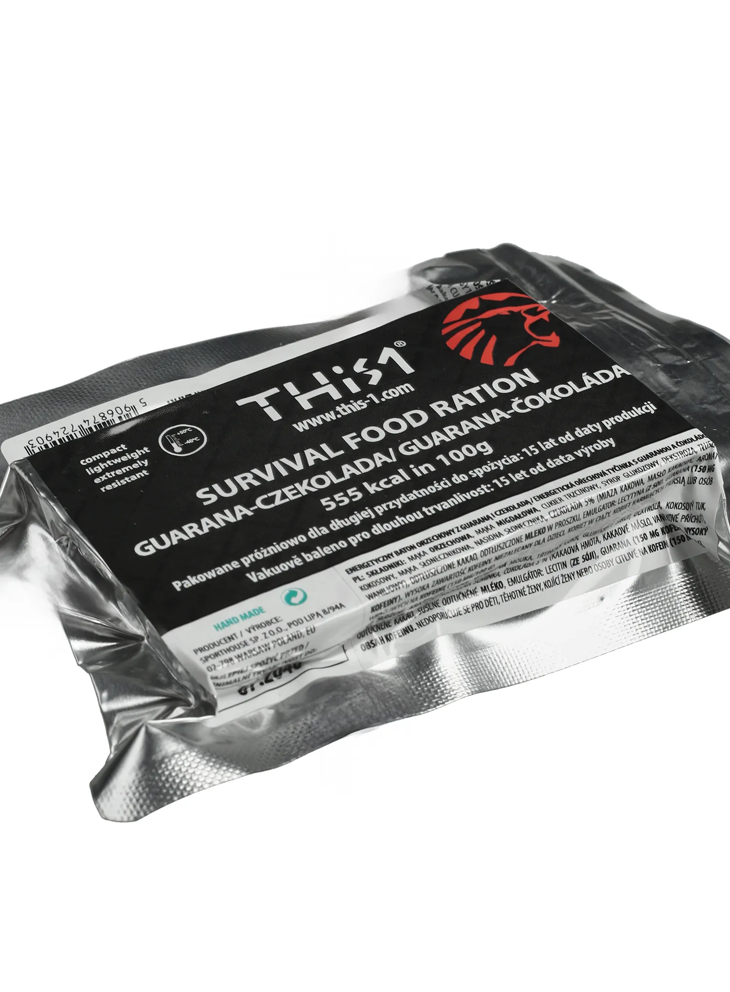 Energetska pločica This-1 Survival Bar - nuts/guarana/chocolate