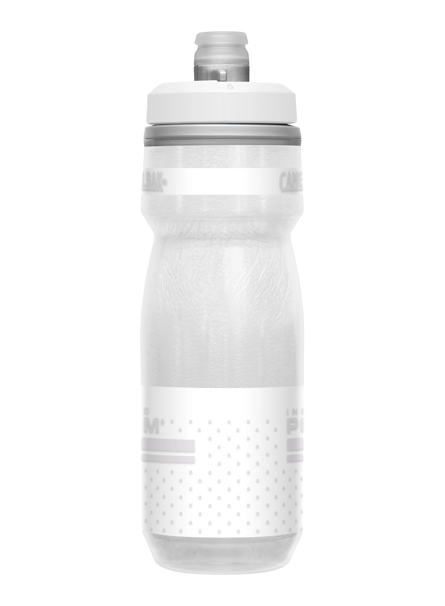 Biciklistički bidon Camelbak Podium Chill 620 ml - white/natural