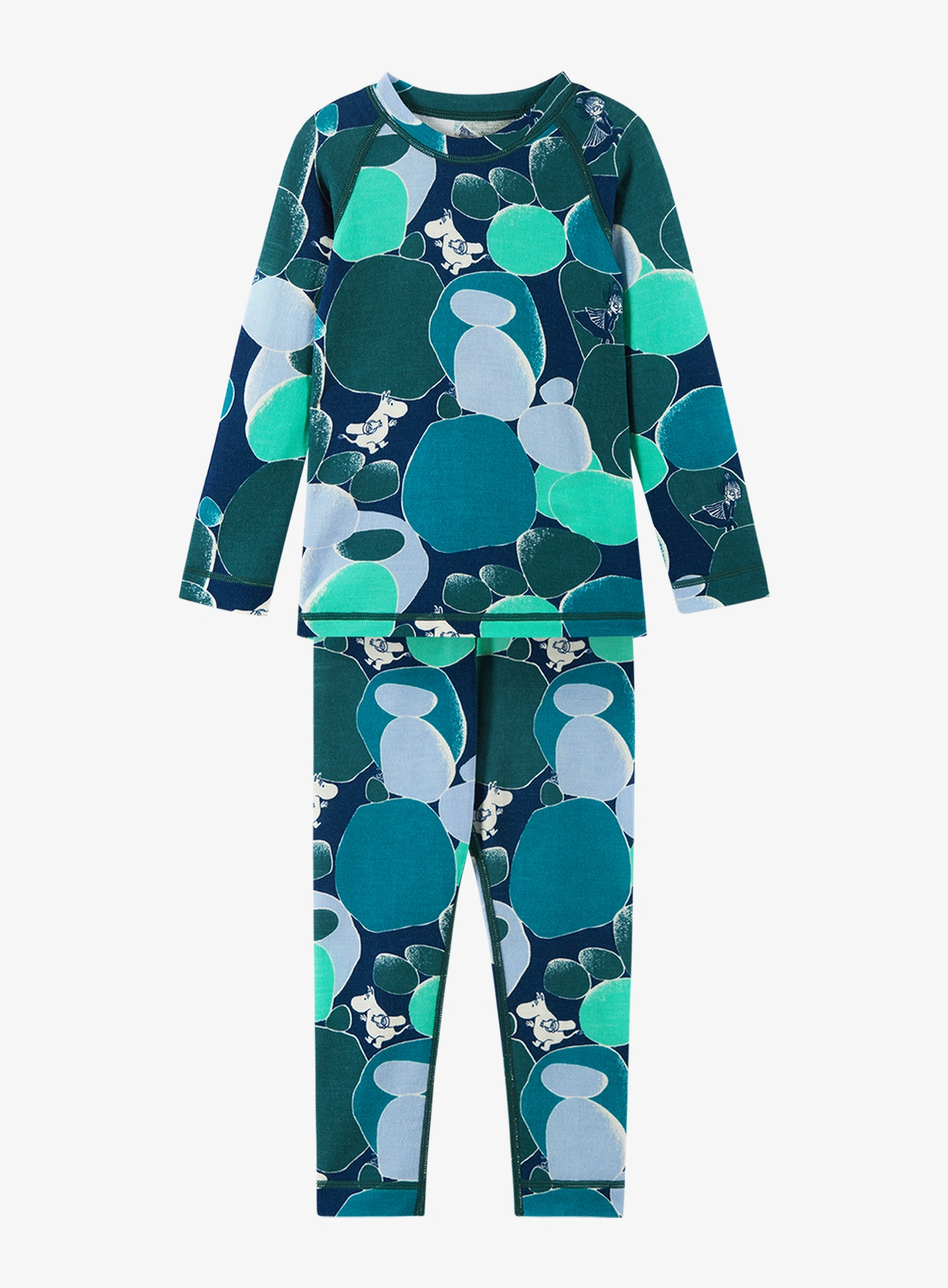 Dječje termo donje rublje Reima Moomin Trivsam - dark teal
