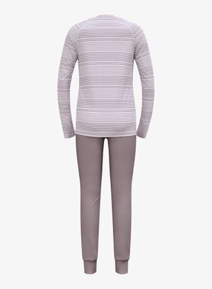 Termo donje rublje za djevojčice Odlo Active Warm Eco Set Set Long - misty lilac/gray ridge