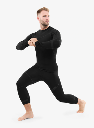 Termo donje rublje Viking Base Layer Gary 3/4 Set - black