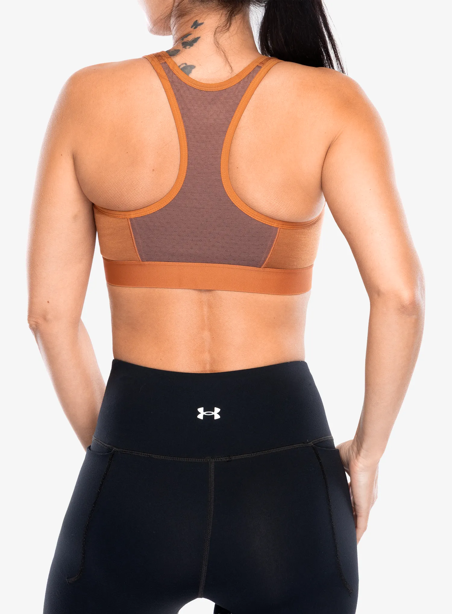 Sportski grudnjak Icebreaker Merino 125 ZoneKnit Racerback Bra - dusty clay/carob/cb