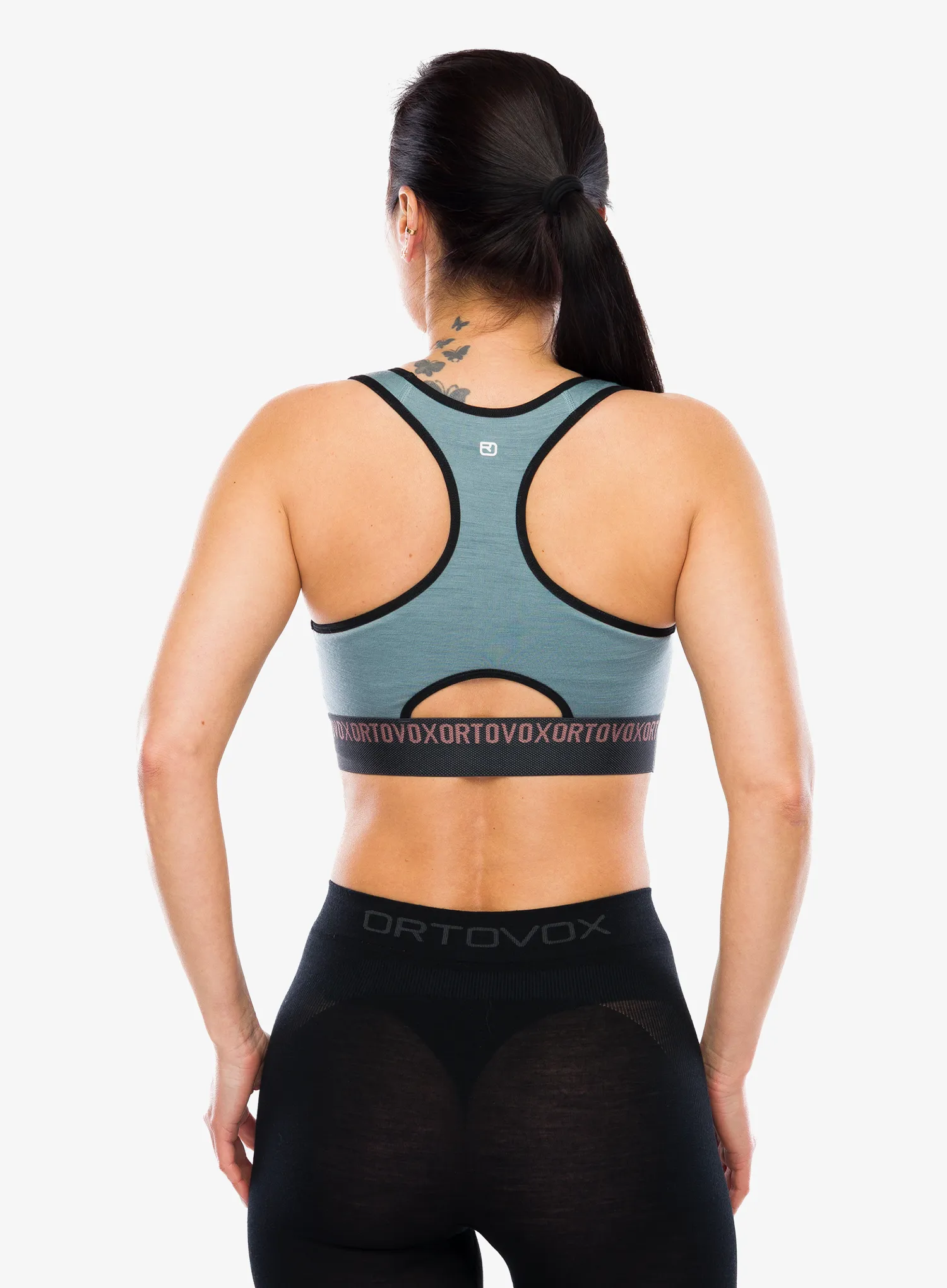 Sportski grudnjak Ortovox 185 Rock N Wool Sport Top - icy shore