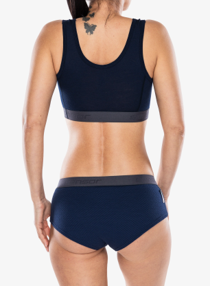 Sportski grudnjak Sensor Merino Active Bra - deep blue