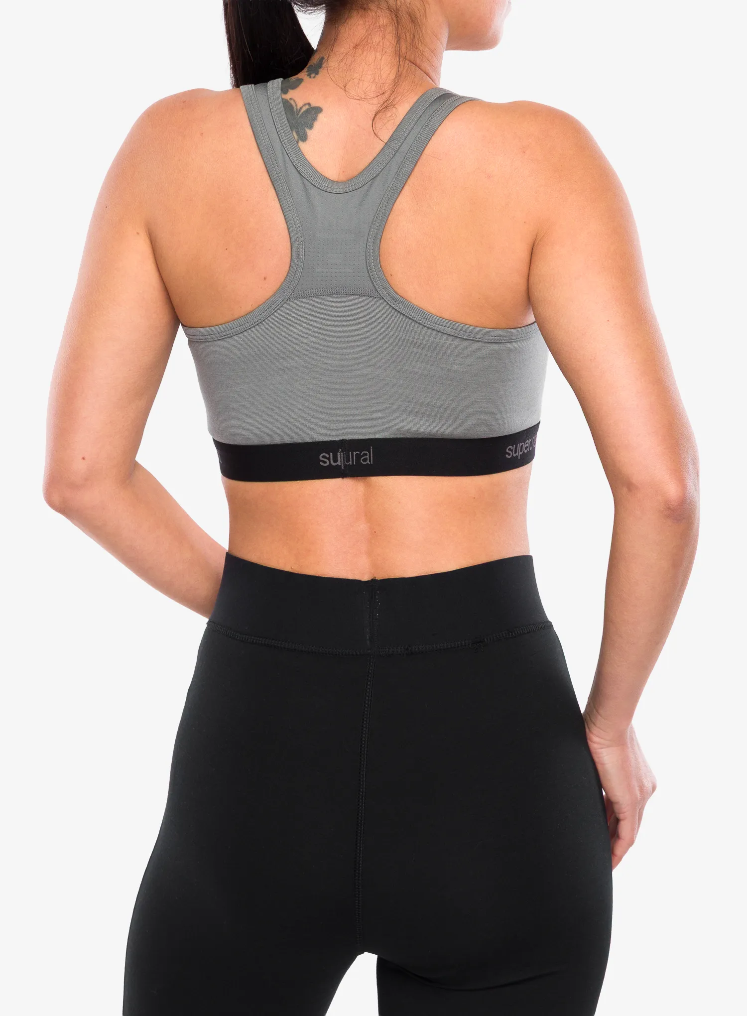 Sportski grudnjak Super.natural Tundra220 Semplice Bra - cashmere grey melange