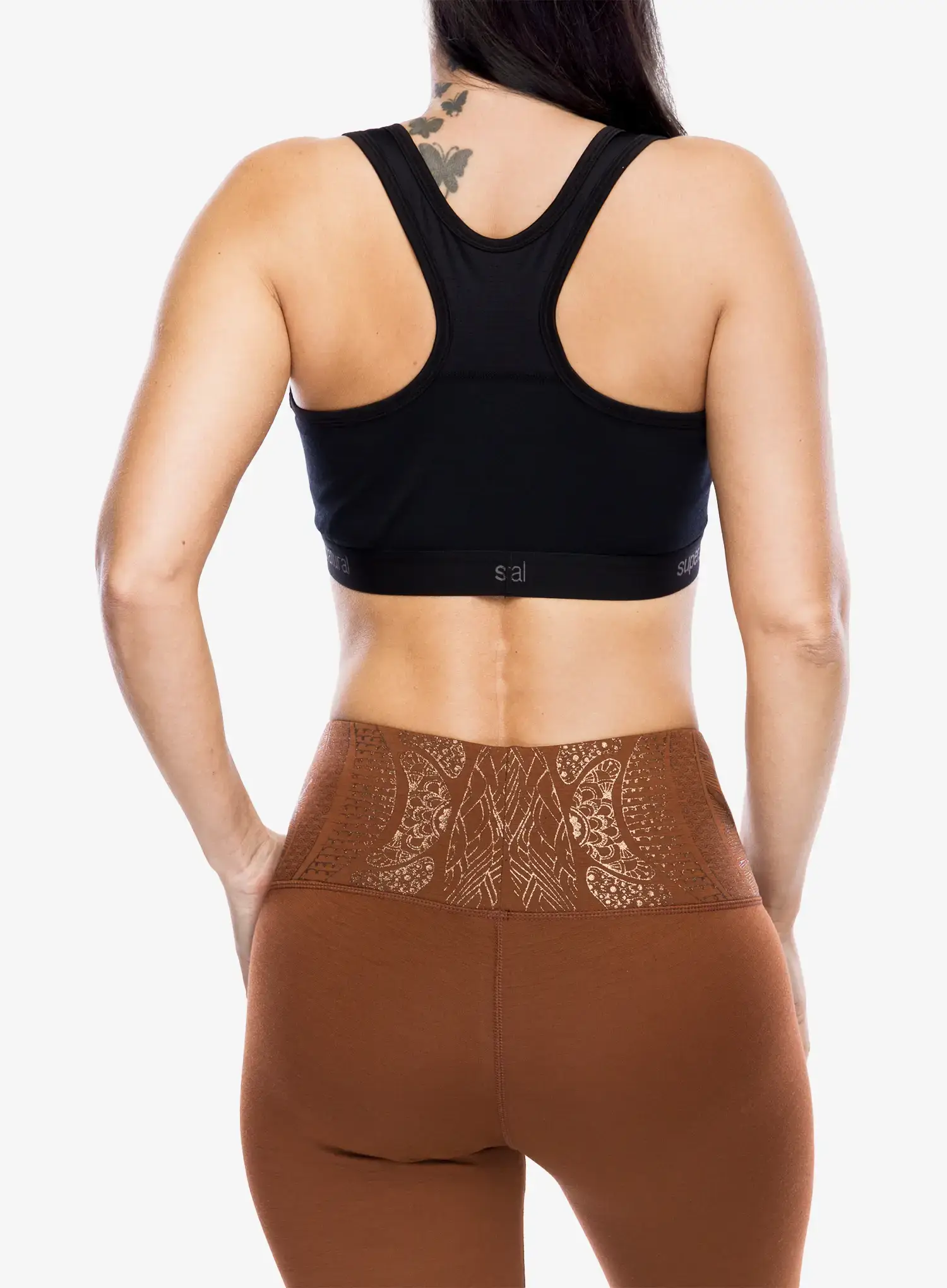 Sportski grudnjak Super.natural Tundra220 Semplice Bra - jet black