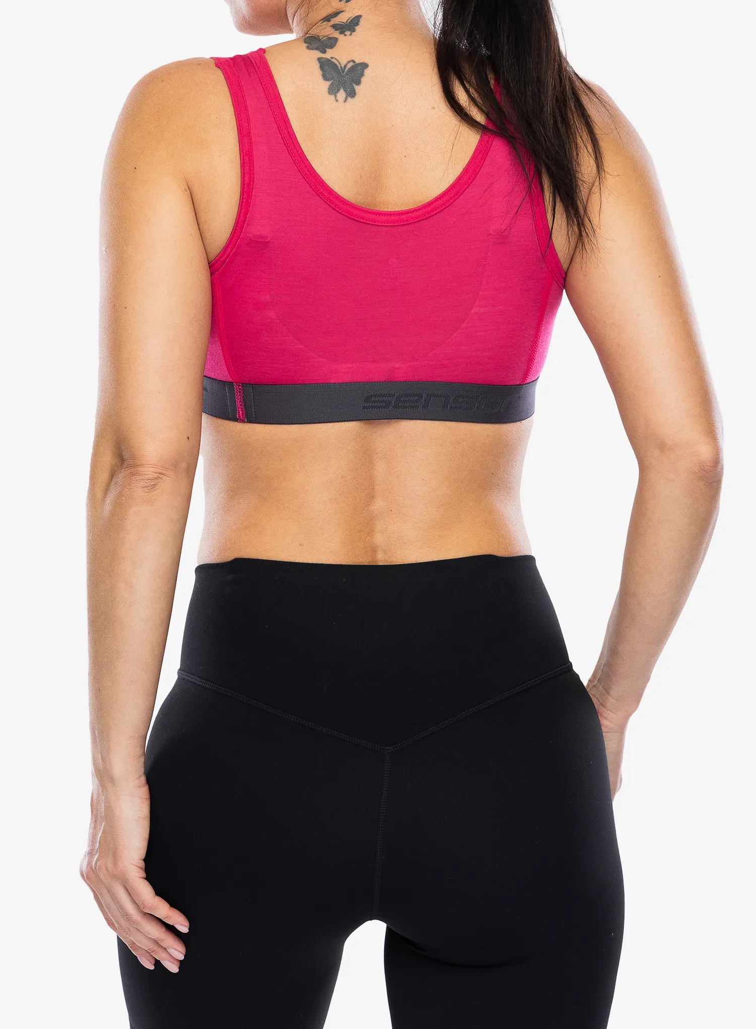 Sportski grudnjak Sensor Merino Active Bra - magenta
