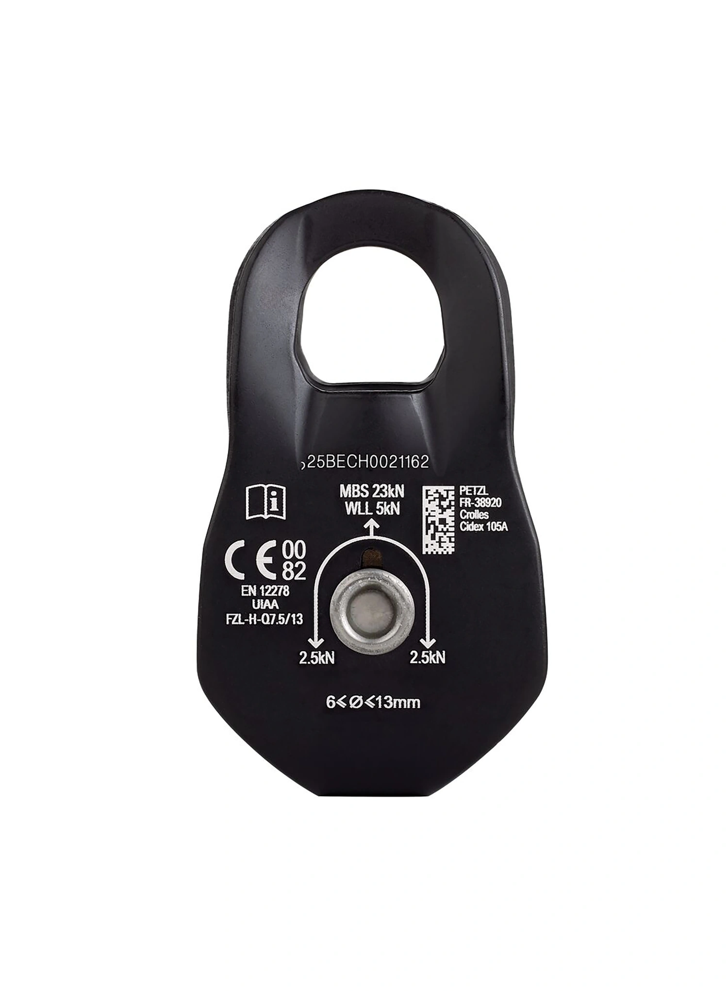 Kolotura Petzl Fixe - black/black