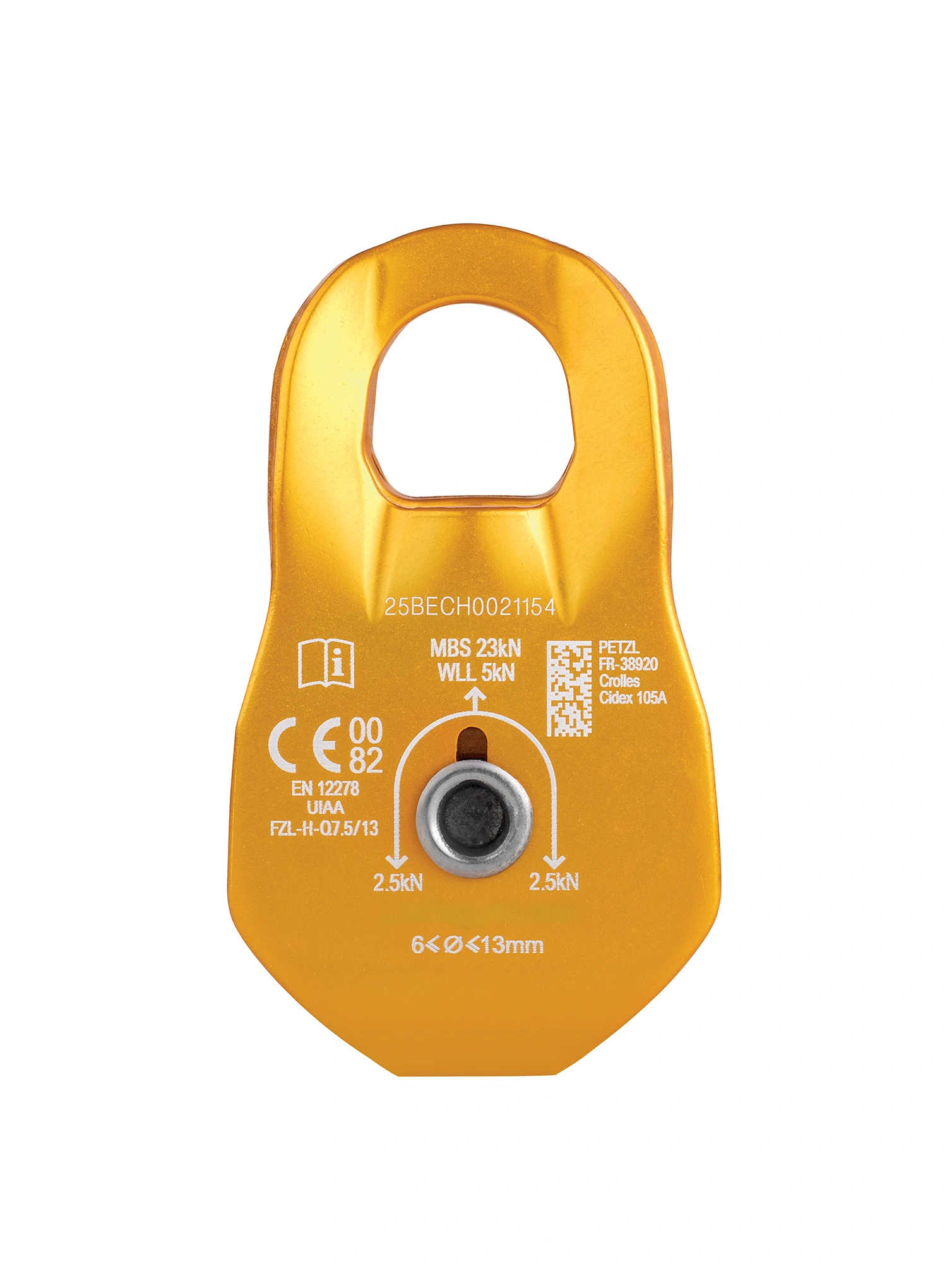 Kolotura Petzl Fixe - yellow/yellow