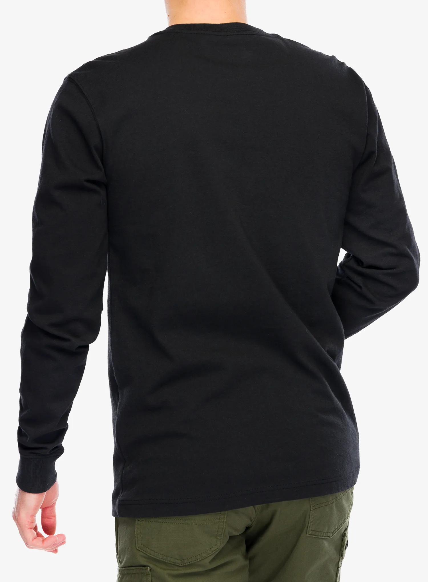 Dukserica Carhartt Core Logo T-Shirt L/S - black