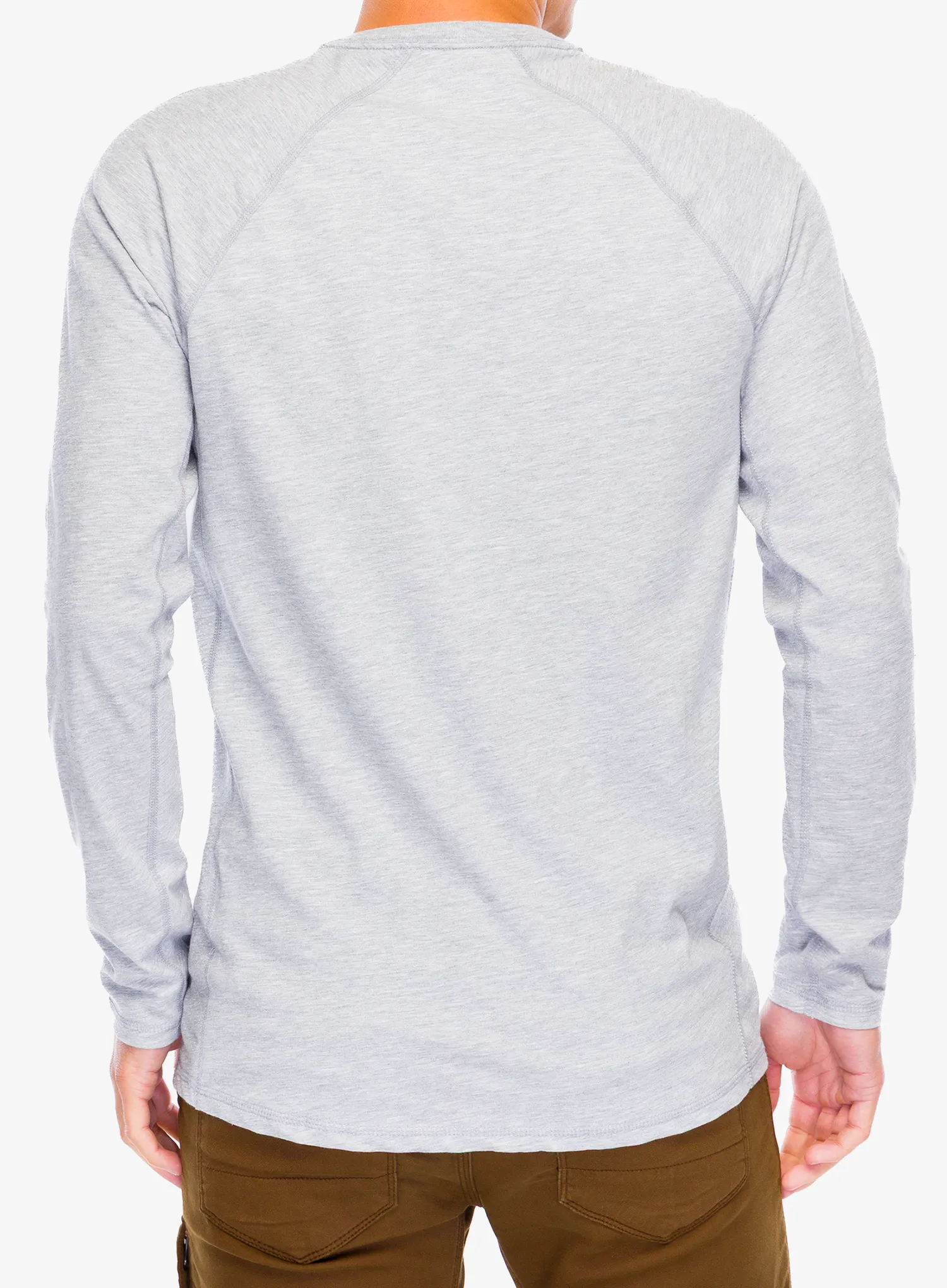 Dukserica Carhartt Midweight L/S Pocket T-Shirt - heather grey