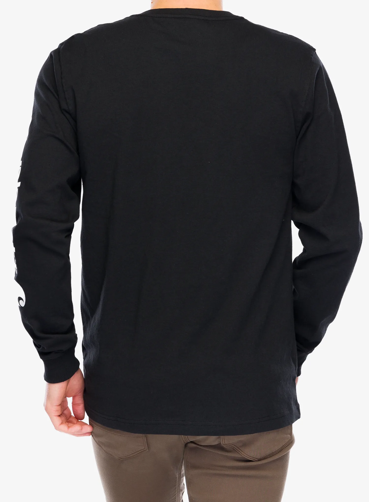 Dukserica Carhartt Sleeve Logo T-Shirt L/S - black