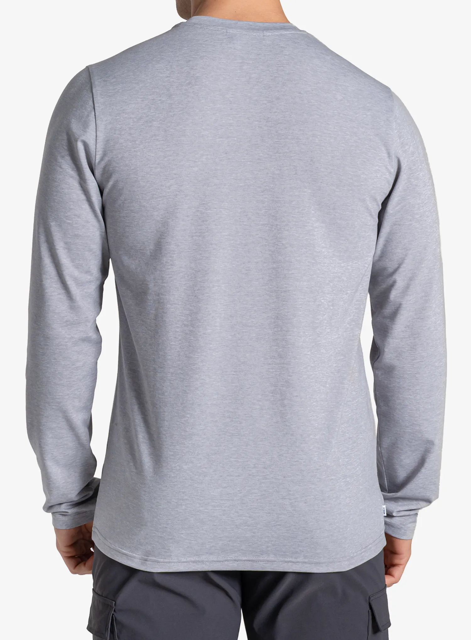 Dukserica Craghoppers NosiLife Abel LS T-Shirt - soft grey marl