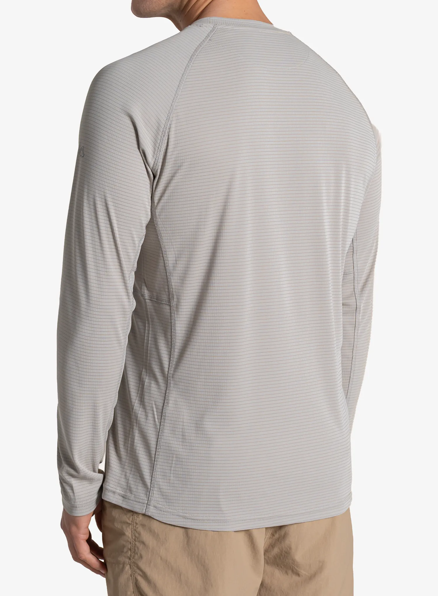 Dukserica Craghoppers NosiLife SolarShield+ Long Sleeved T-Shirt - parchment