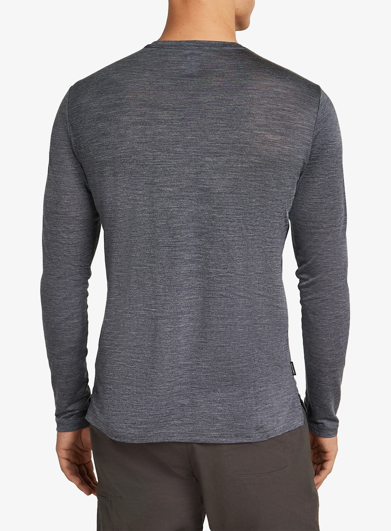 Dukserica Icebreaker Merino 125 Cool-Lite Sphere III LS Tee - midnight navy hthr