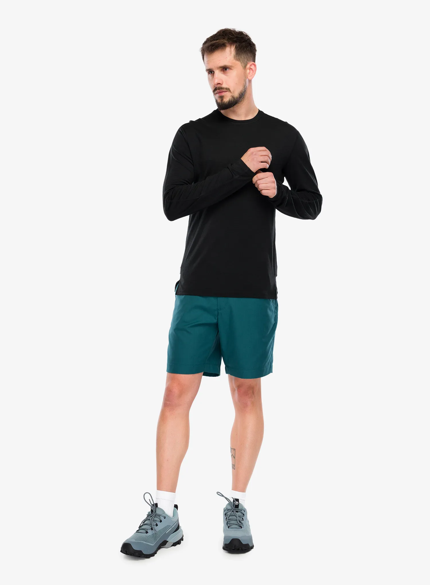 Dukserica Icebreaker Merino 150 Ace LS Tee - black