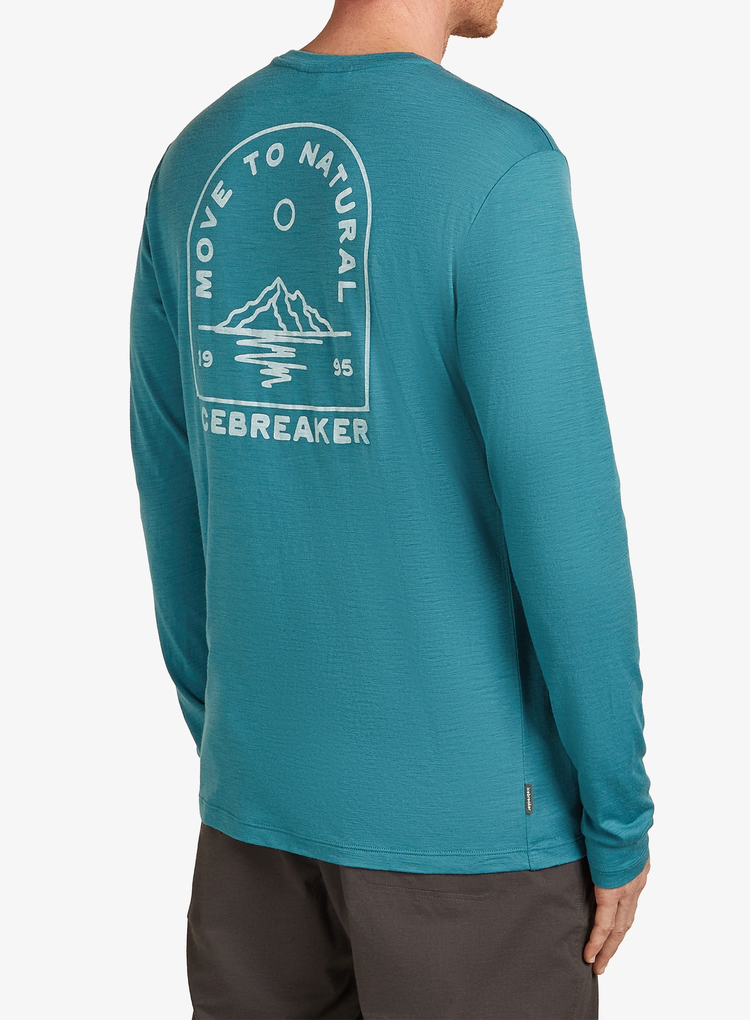 Dukserica Icebreaker Merino 150 Tech Lite LS Tee Road To Cook - topaz