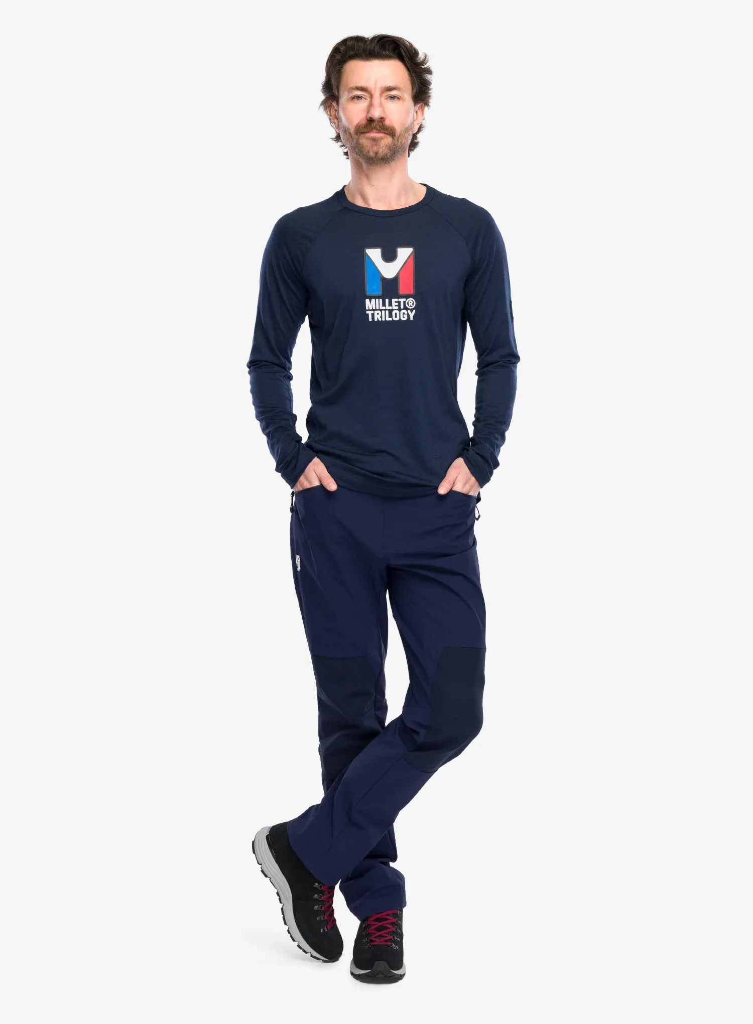 Dukserica Millet Trilogy Wool TS LS - saphir
