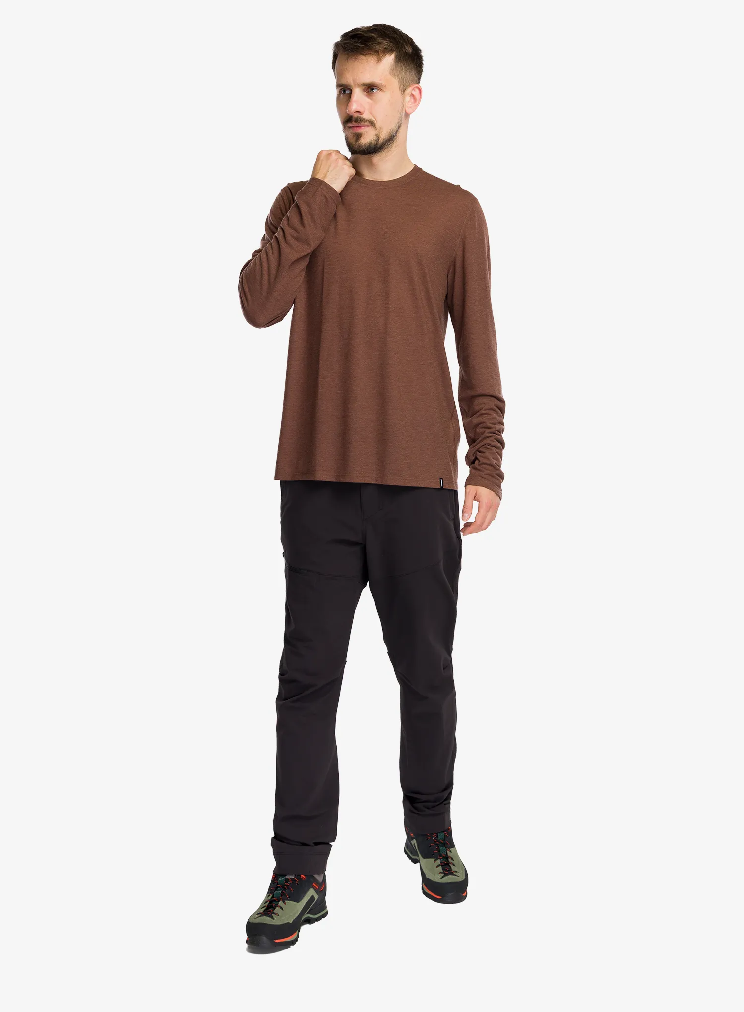 Dukserica Patagonia L/S Cap Cool Trail Shirt - berm brown