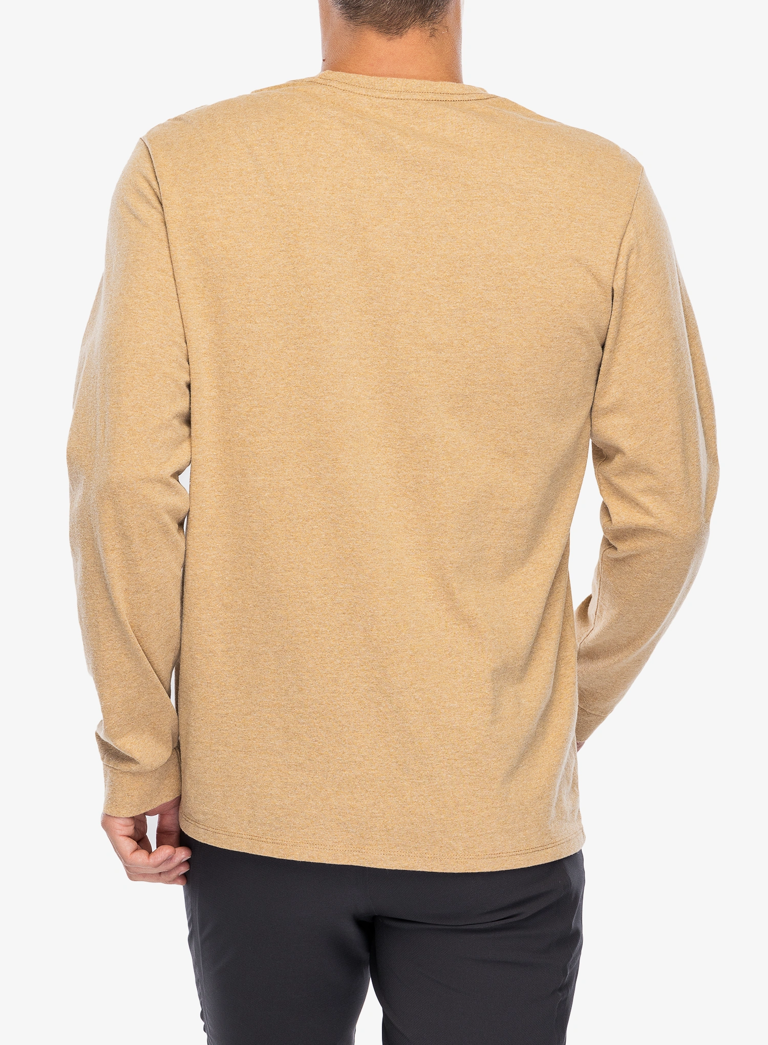 Dukserica Patagonia L/S Shop Sticker Pocket Responsibili-Tee - talon gold