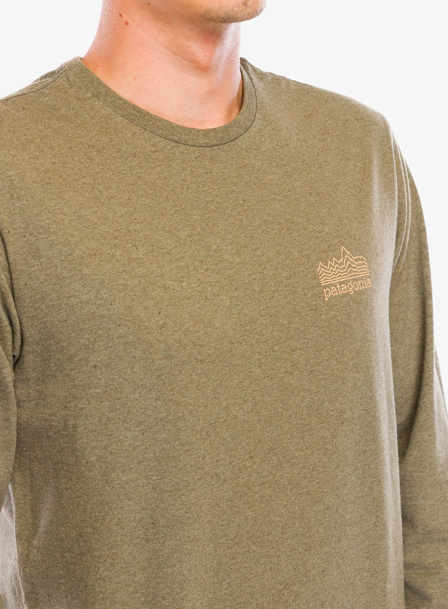 Dukserica Patagonia L/S Strataspire Responsibili-Tee - wing grey