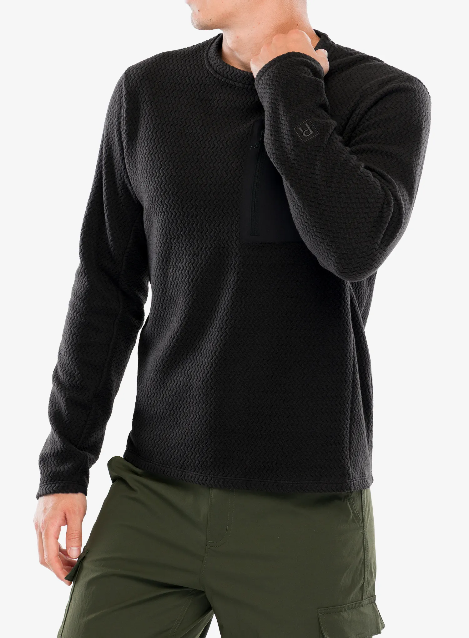 Dukserica Patagonia R1 Air Crew - black