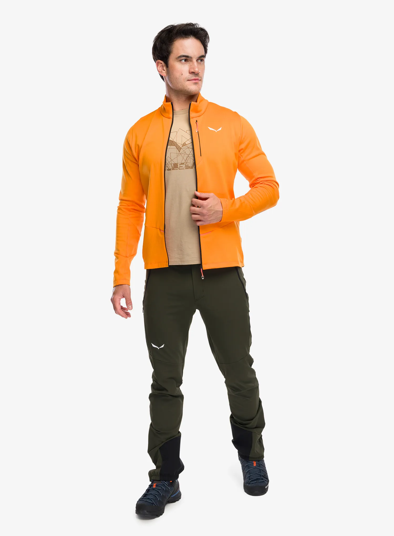 Dukserica Salewa Pedroc PL 3 Jacket - turmeric
