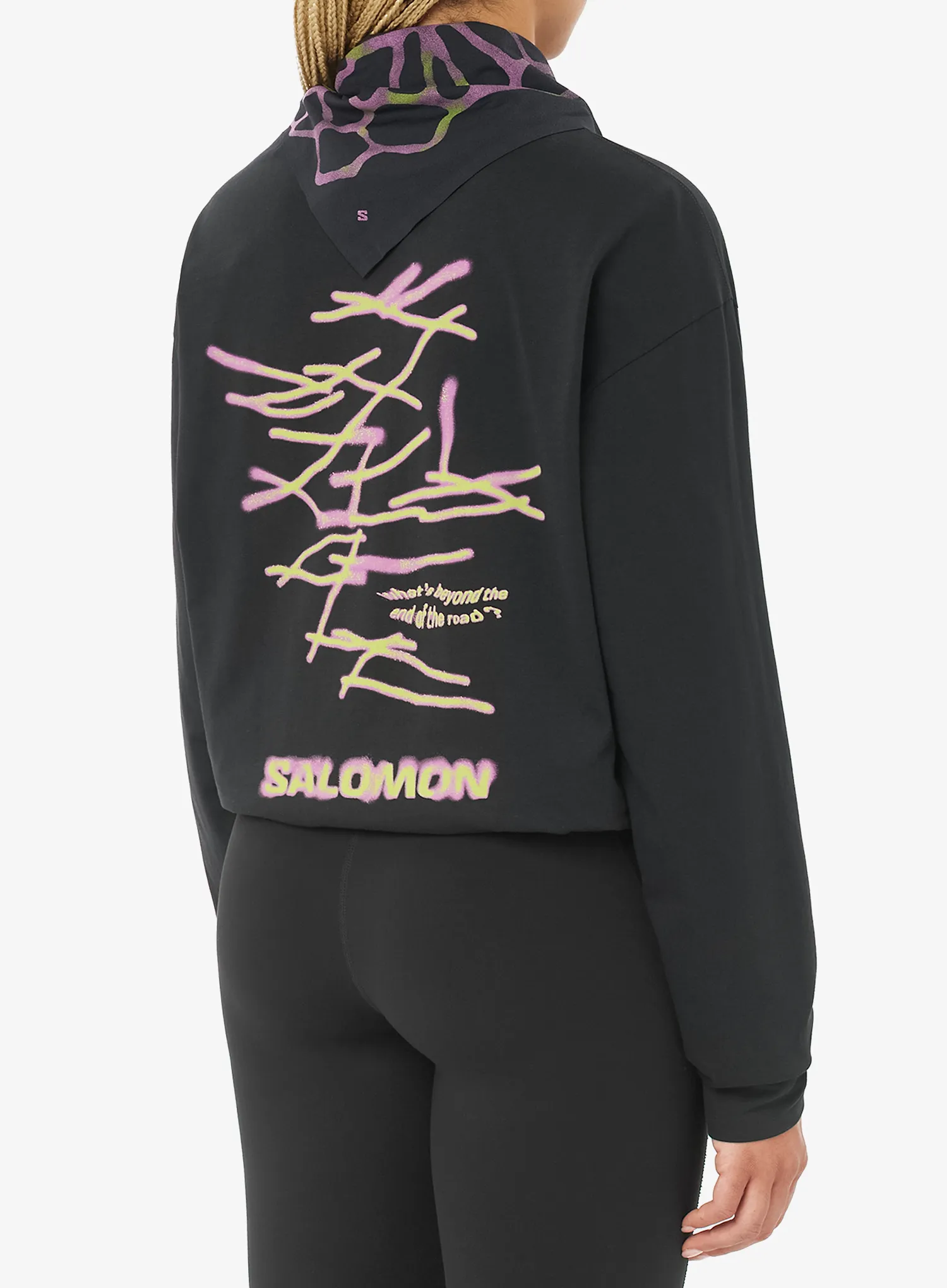 Dukserica Salomon Wild Rays LS Tee - deep black
