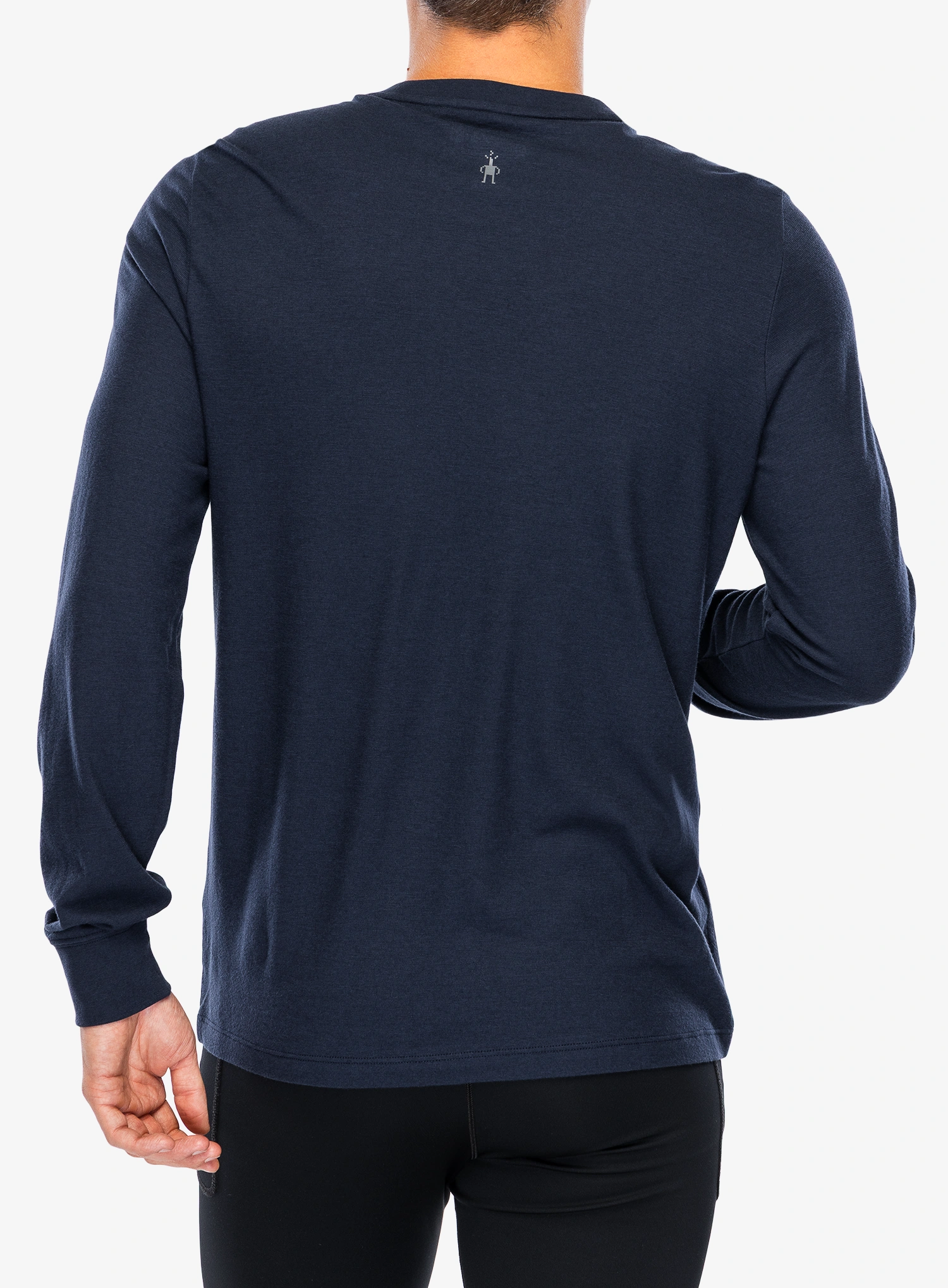 Dukserica Smartwool Snowcat Graphic Long Sleeve Graphic Tee - deep navy